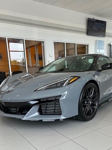 Corvette Z06 in Barstow Motors showroom